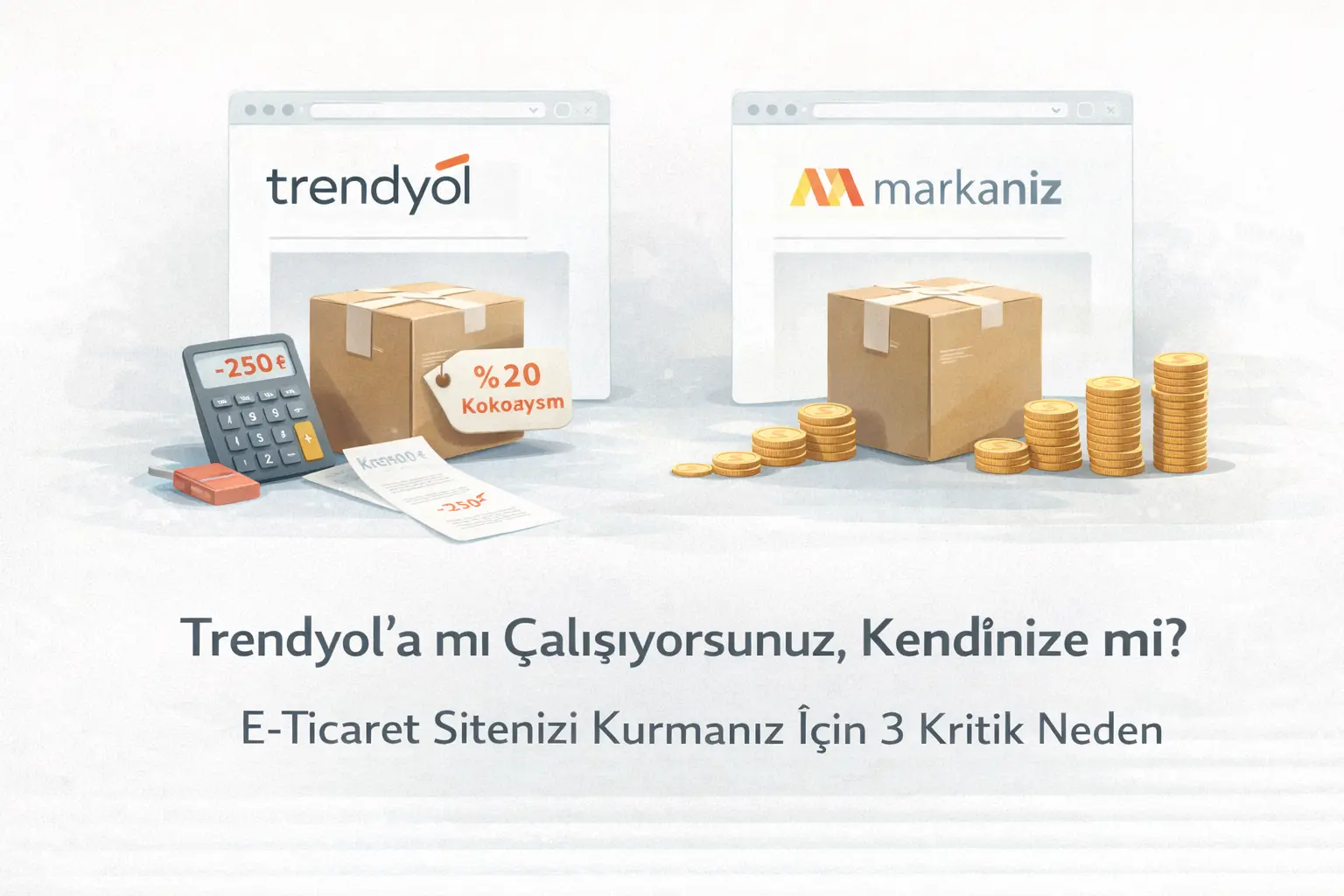 Komisyonlarından Kurtulun: Kendi E-Ticaret Sitenizi Kurun - E-Ticaret blog yazısı