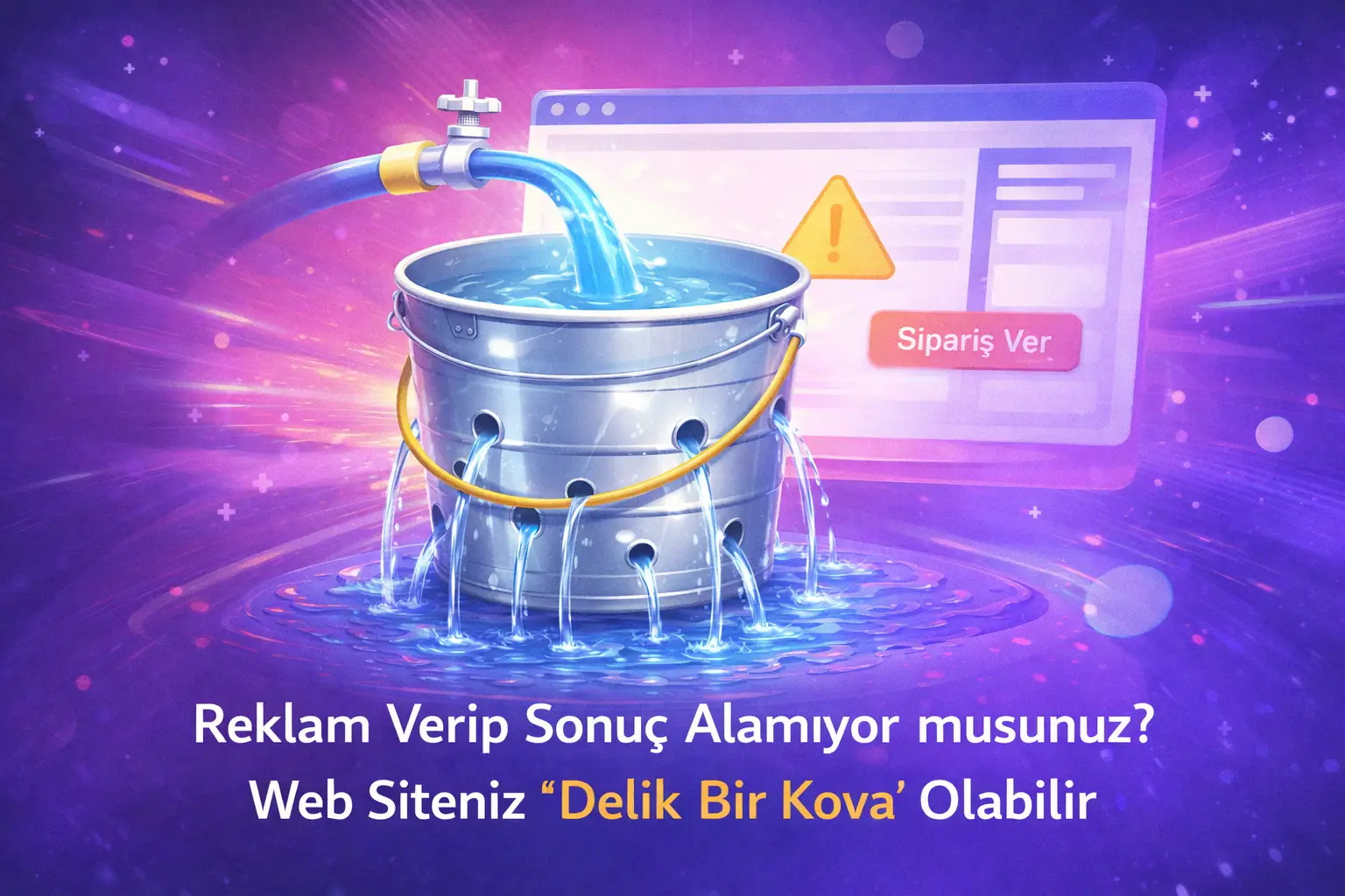 Reklam Verip Sonuç Alamıyor musunuz? Delik Kova Teorisi - İçerik Pazarlama blog yazısı