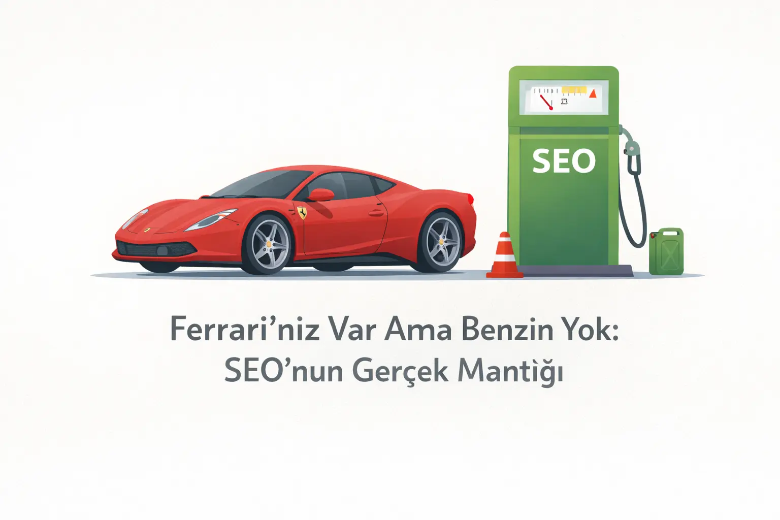 SEO Tek Seferlik mi? Araba ve Benzin Örneği - SEO blog yazısı