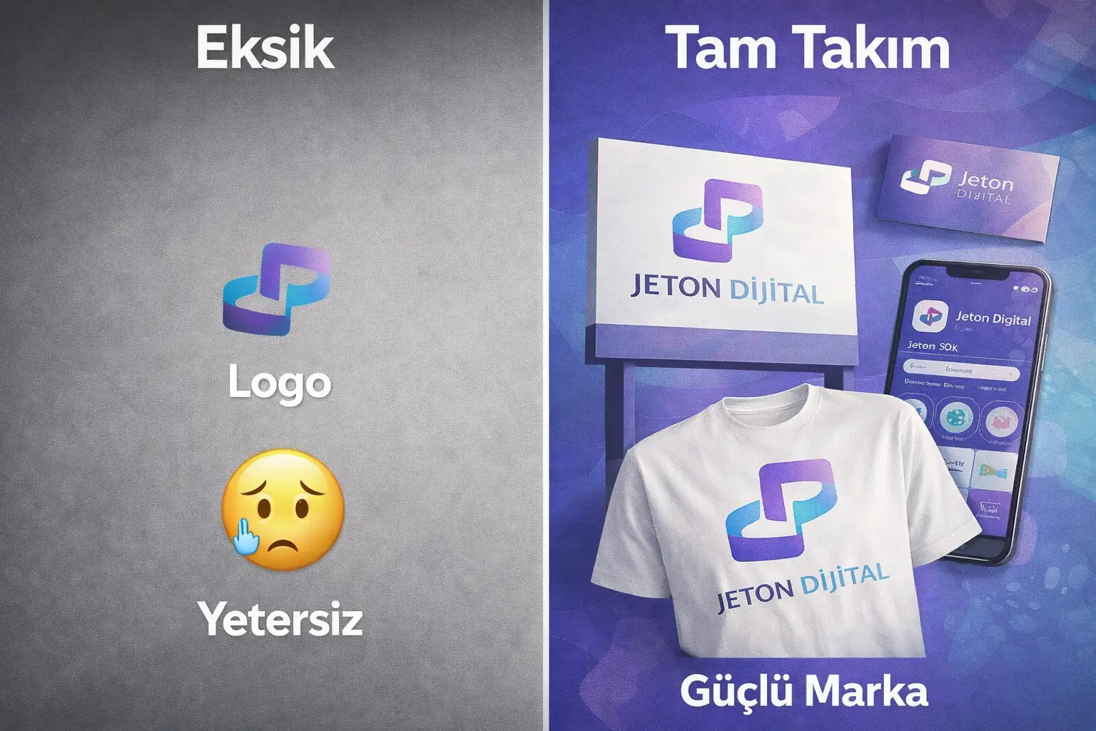 Sadece Logo Yaptırmak Neden Yetmez? İşte 4 Kritik Sebep - Grafik Tasarım blog yazısı